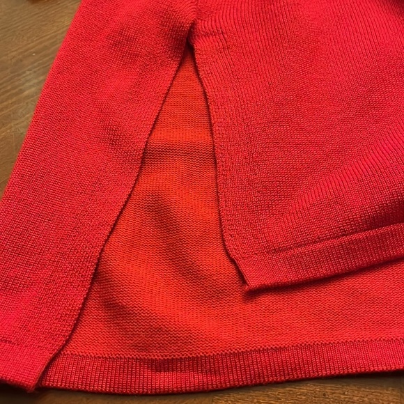 Tahari Tunic Sweater Red 3X - Picture 6 of 10